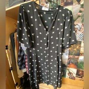 Star Button-up Dress